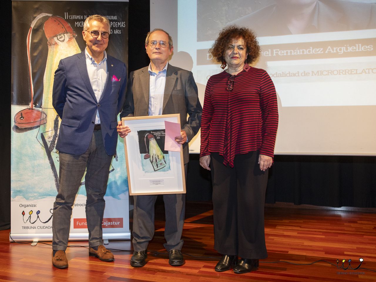 Carlos Sieriz, Jos Manuel Fernndez Argelles y Marta del Arco