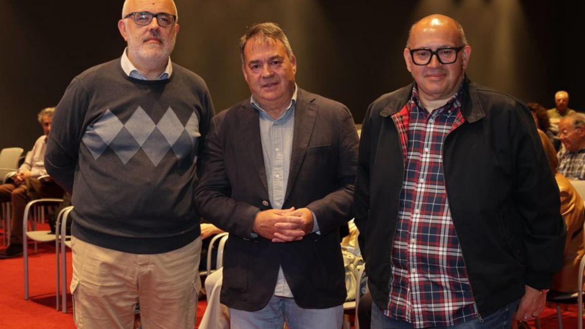 Javier Gmez, Fulgencio Argelles y Fernando Menndez