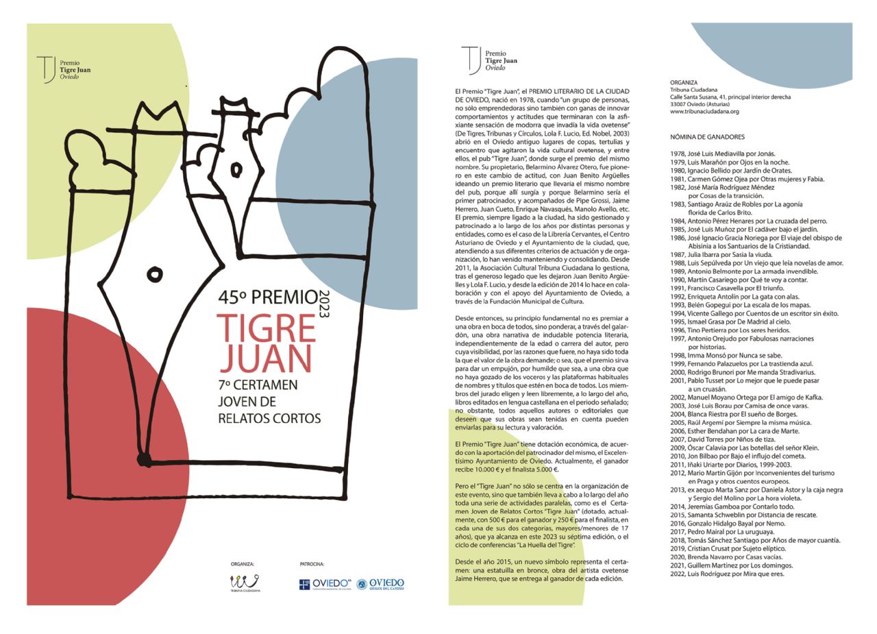 Tigre Juan 2023 folleto